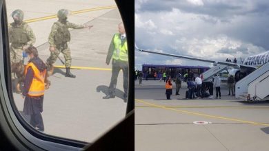 Photo of Moftul lui Lukașenko sau pericol real? Avion minat, escortă militară și un opozant al administrației din Belarus la bord