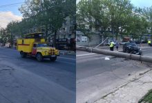 Photo of Noi detalii despre pilonul căzut la Botanica. Un șofer l-ar fi tamponat cu Mercedesul și ar fi părăsit locul accidentului