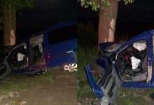 Photo of Un individ fără permis de conducere s-a izbit violent cu mașina de un arbore. Doi pasageri au decedat