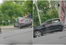 Photo of update, video | Accident rutier cu implicarea a trei mașini, pe strada Alecu Russo. O șoferiță de 19 ani a ajuns la spital