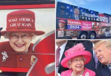 Photo of Scandal între Palatul Buckingham și proprietarul „autobuzului Trump”. Regina, nemulțumită că fotografia ei este amplasată pe vehicul