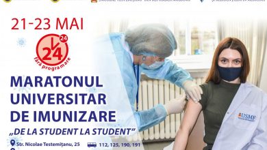 Photo of update | Doar 1000 de doze de Pfizer pentru doritorii de a se imuniza în cadrul maratonului de vaccinare USMF din Chișinău