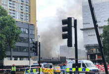 Photo of video | Incendiu și fum nergu deasupra Londrei. Metropola britanică, zguduită de o explozie