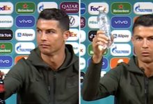 Photo of video | UEFA, către fotbaliști: Nu mai mutați sticlele sponsorilor EURO 2020. Se acceptă o singură excepție