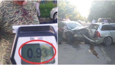 Photo of foto | „Mai bine provoc o tragedie, decât să opresc mașina”. Grav accident la Sângerei, cauzat de un șofer beat