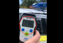 Photo of video | Un bărbat a rămas fără permis după ce a fost prins beat la volan. Avea un copil pe bancheta din față