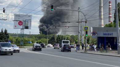 Photo of update, foto | Incendiu puternic la Ciocana: Arde un depozit