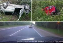 Photo of video | Soțul și copilul au zburat prin parbriz. O femeie care ar fi fost beată a provocat un accident în Rusia