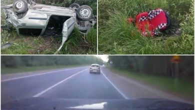 Photo of video | Soțul și copilul au zburat prin parbriz. O femeie care ar fi fost beată a provocat un accident în Rusia