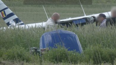 Photo of video | Liderul unui partid, pilotul avionului care a aterizat într-un lan din Horești. Martor: „Venea și se învârtea”
