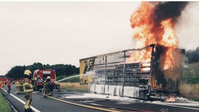 Photo of Amenzi de circa 40.000 de euro pentru șoferii care au filmat un camion în flăcări