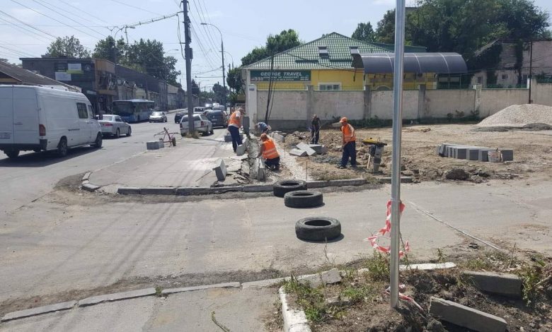 Photo of foto | Pe strada Ismail a început amenajarea unei parcări. Câte locuri va avea?