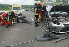Photo of foto | Accident grav la Orhei: Șoferul unui Lexus, scos dintre fiare după ce mașina s-a tamponat cu un Volkswagen