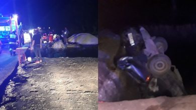 Photo of Mașini prăbușite în groapa săpată pentru reparația unui pod. Trei persoane, inclusiv doi minori, au suferit traumatisme
