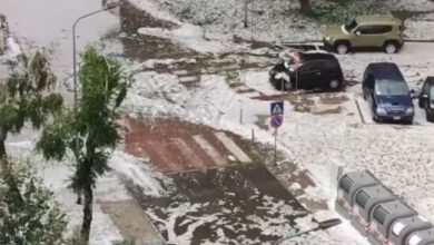 Photo of video | Grindină de mărimea unei mingi de tenis pe străzile din Milano