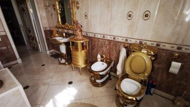 Photo of video | Toaletă poleită cu aur, descoperită în casa unui polițist suspectat de luare de mită