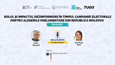 Photo of podcast „Noi și Europa” | Rolul și impactul dezinformării în timpul campaniei electorale pentru alegerile parlamentare din Republica Moldova