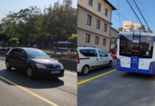 Photo of foto | Chișinău: Au început lucrările de amenajare a benzilor dedicate transportului public