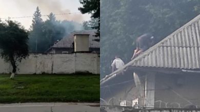 Photo of video | Răscoală la penitenciarul din Lipcani. Mai mulți deținuți ar fi provocat incendiu ca să urce pe acoperiș