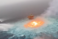 Photo of video | Cerc de foc, apărut deasupra oceanului. Cauza producerii incendiului