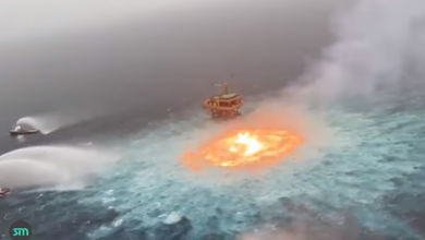 Photo of video | Cerc de foc, apărut deasupra oceanului. Cauza producerii incendiului