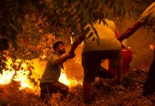 Photo of Un nou incendiu uriaș în Grecia. Focul se îndreaptă către zone locuite