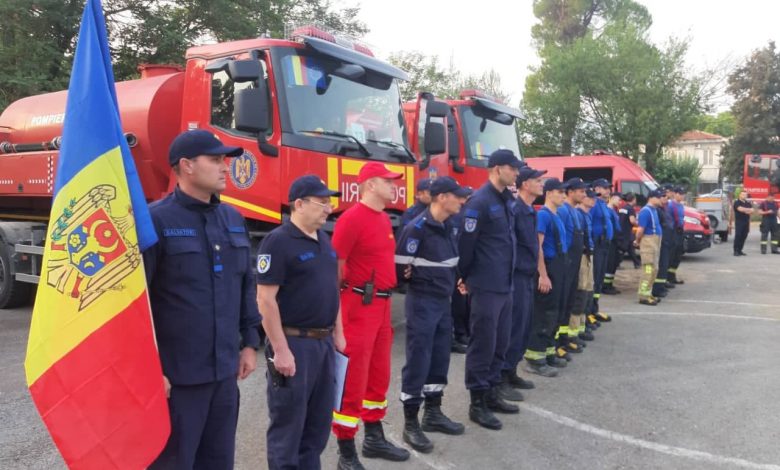 Photo of video, foto | Pompierii moldoveni și-au început misiunea în Grecia. Luptă cot la cot cu cei din România