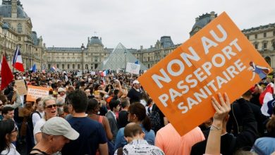 Photo of video | Francezii, nemulțumiți de pașaportul sanitar. Sute de mii de persoane au protestat a opta sâmbătă consecutiv