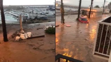 Photo of video | Ploi torențiale în Spania: Case inundate, mașini luate de puhoaie și circulație blocată