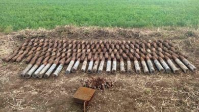 Photo of foto, video | Ecoul războiului: Doar în weekend geniștii au neutralizat circa 450 de obiecte explozibile, inclusiv mine, grenade și cartușe
