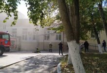 Photo of foto | Incendiu în incinta unui colegiu din capitală. Au intervenit patru echipaje de pompieri