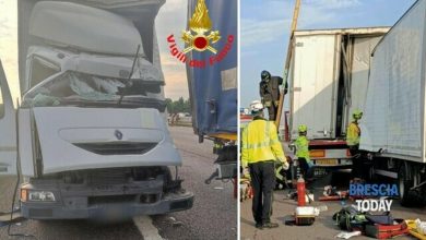 Photo of Italia: Șofer moldovean, strivit mortal într-un camion, după ce s-a izbit de un alt TIR