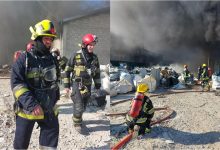 Photo of foto | Incendiu de proporții la un depozit de televizoare și calculatoare: Nouă echipaje de pompieri au decins la fața locului