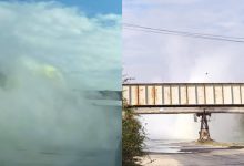Photo of foto, video | Calea Basarabiei a fost acoperită de șuvoaie de apă caldă. De vină este o conductă veche ce s-a spart