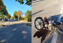 Photo of foto | Tânăr pe motoretă, lovit de o șoferiță cu Dacia. Bărbatul a fost transportat la spital