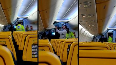 Photo of Bărbat dat jos din avion în România pentru că a refuzat să poarte mască. Pasagerii au aplaudat