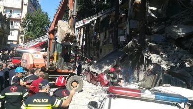 Photo of video | Georgia: Un bloc de cinci etaje s-a prăbușit. Trei persoane, inclusiv un copil, au fost salvate de sub dărâmături