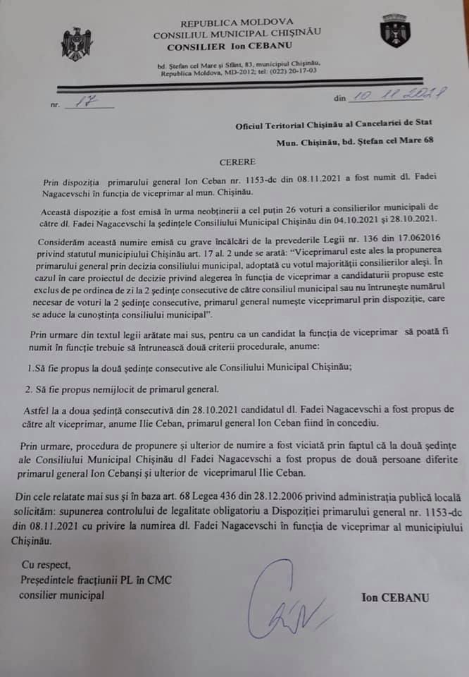 Chiar dacă riscă să nu mai fie viceprimar, Fadei Nagacevschi și-a prezentat prioritățile 2 Chiar dacă riscă să nu mai fie viceprimar, Fadei Nagacevschi și-a prezentat prioritățile