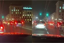Photo of video | „Jos prețul la metan, jos prețul la plan”. Taximetriștii protestează împotriva scumpirii carburanților