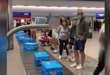 Photo of video | Șoc pentru pasagerii unui aeroport! Pe banda transportoare au apărut lăzi cu pește în locul bagajelor lor