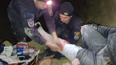 Photo of video | Și-a rupt piciorul blocat la 350 de metri adâncime. Un tânăr a fost salvat din Peștera Surprizelor de la Criuleni