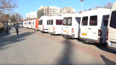 Photo of video | Transportatorii, protest la Guvern: Au cerut majorarea tarifelor pentru călătorii