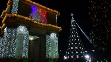 Photo of live, foto, doc | Capitala a dat start sărbătorilor de iarnă. A fost inaugurat Pomul de Crăciun