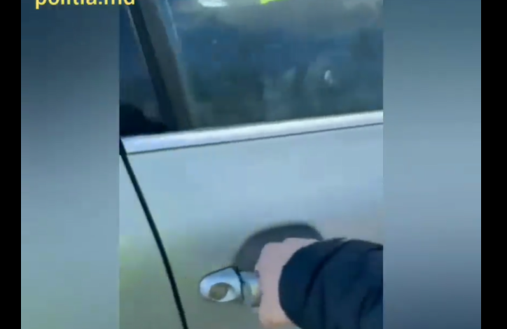 Photo of video | Focuri de armă și urmărire ca în filme pe traseul Chișinău-Leușeni. Un șofer fugar a fost reținut de polițiști