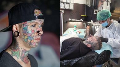 Photo of foto | A cheltuit 15.000 de euro pentru a-și schimba look-ul. Tânărul care și-a tatuat fața și și-a despicat limba