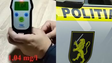 Photo of video | Un șofer mort de beat, oprit de polițiști, după ce a fost surprins conducând haotic