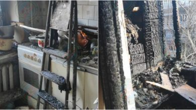 Photo of Un bărbat de 61 de ani a ajuns la spital după ce balconul apartamentului său a luat foc