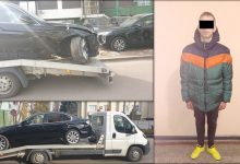 Photo of video | Și-a lăsat BMW-ul la o spălătorie din Chișinău, dar l-a găsit avariat la Fălești. Isprava unui tânăr