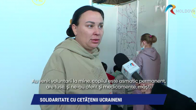 Photo of video | Refugiată din Odesa, la Chișinău: „Sincer, suntem șocați de ospitalitate”