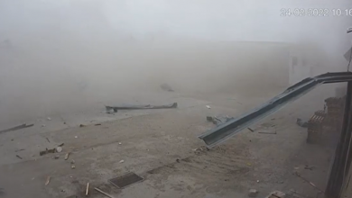 Photo of video | Momentul în care o rachetă lovește un depozit din Odesa